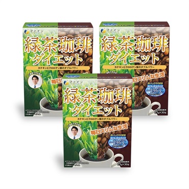 緑茶珈琲ダイエット 3箱  の画像