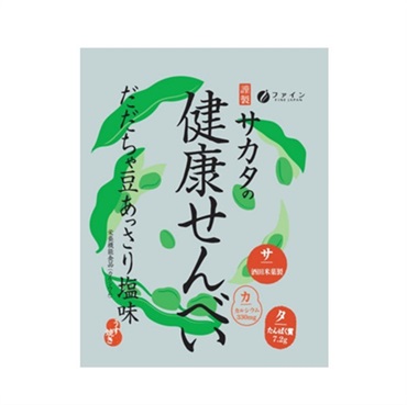 サカタの健康せんべい だだちゃ豆あっさり塩味　1袋30g×16袋