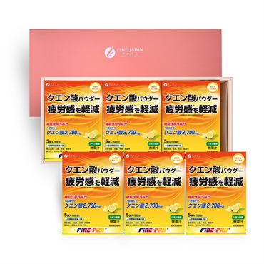 (ギフトセット)クエン酸パウダー(機能性表示食品)5袋×6箱セット