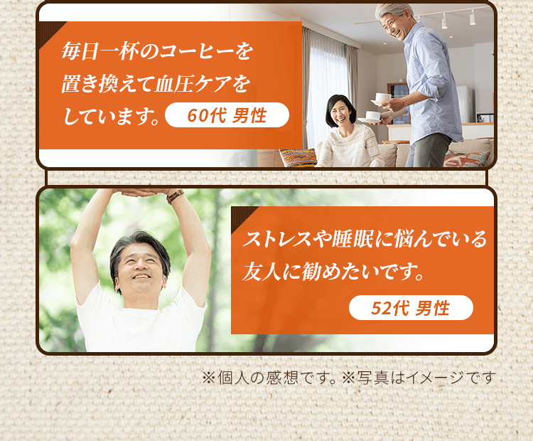 毎日一杯のコーヒーを置き換えて血圧ケアをしています。